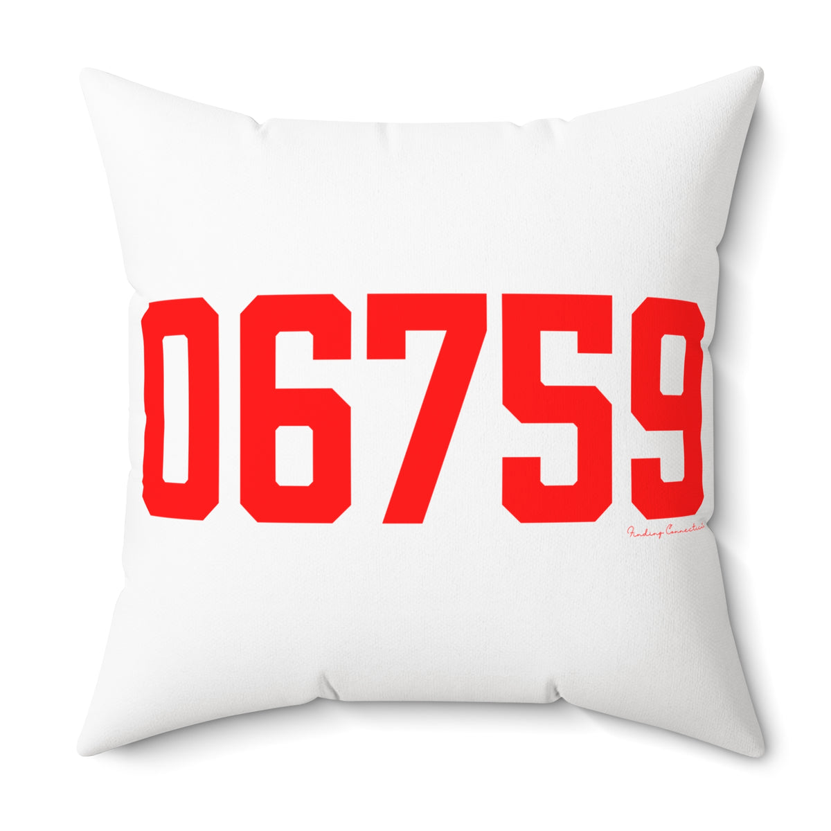 06759 Litchfield Connecticut Zip Code Polyester Square Pillow