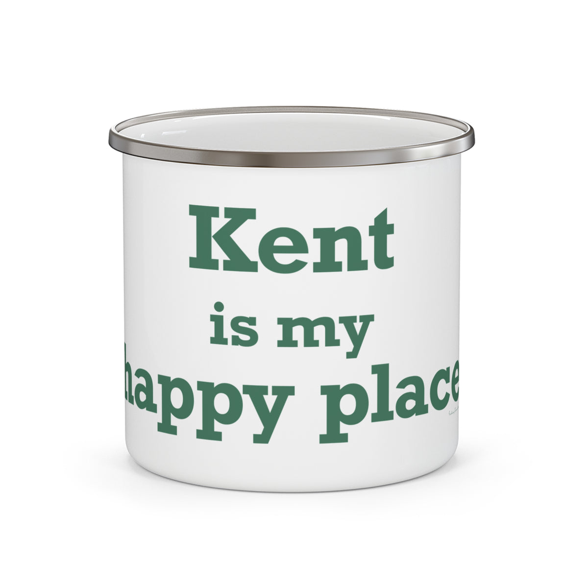 Kent is My Happy Place Enamel Camping Mug