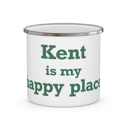 Kent is My Happy Place Enamel Camping Mug