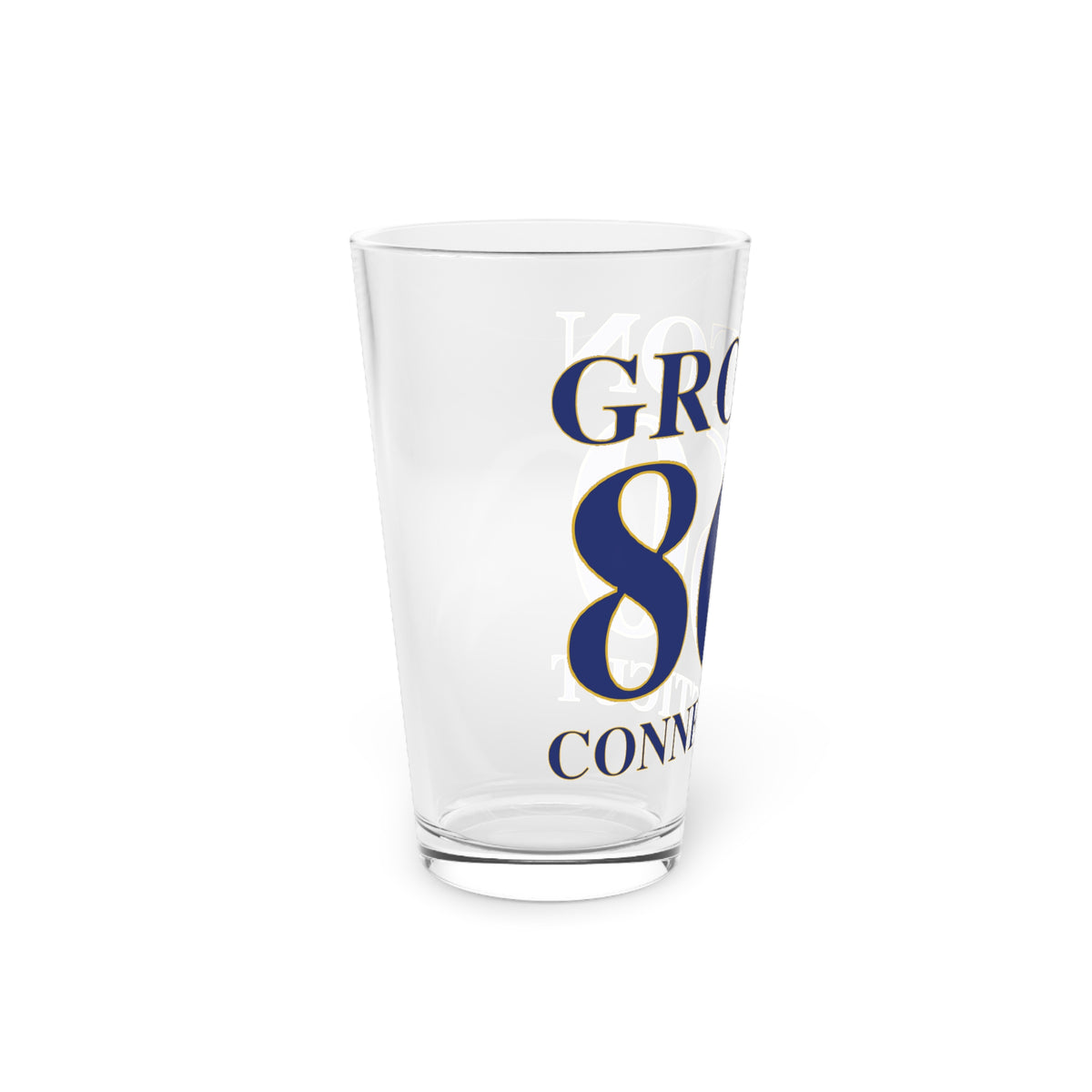 Groton 860 Connecticut Pint Glass, 16oz