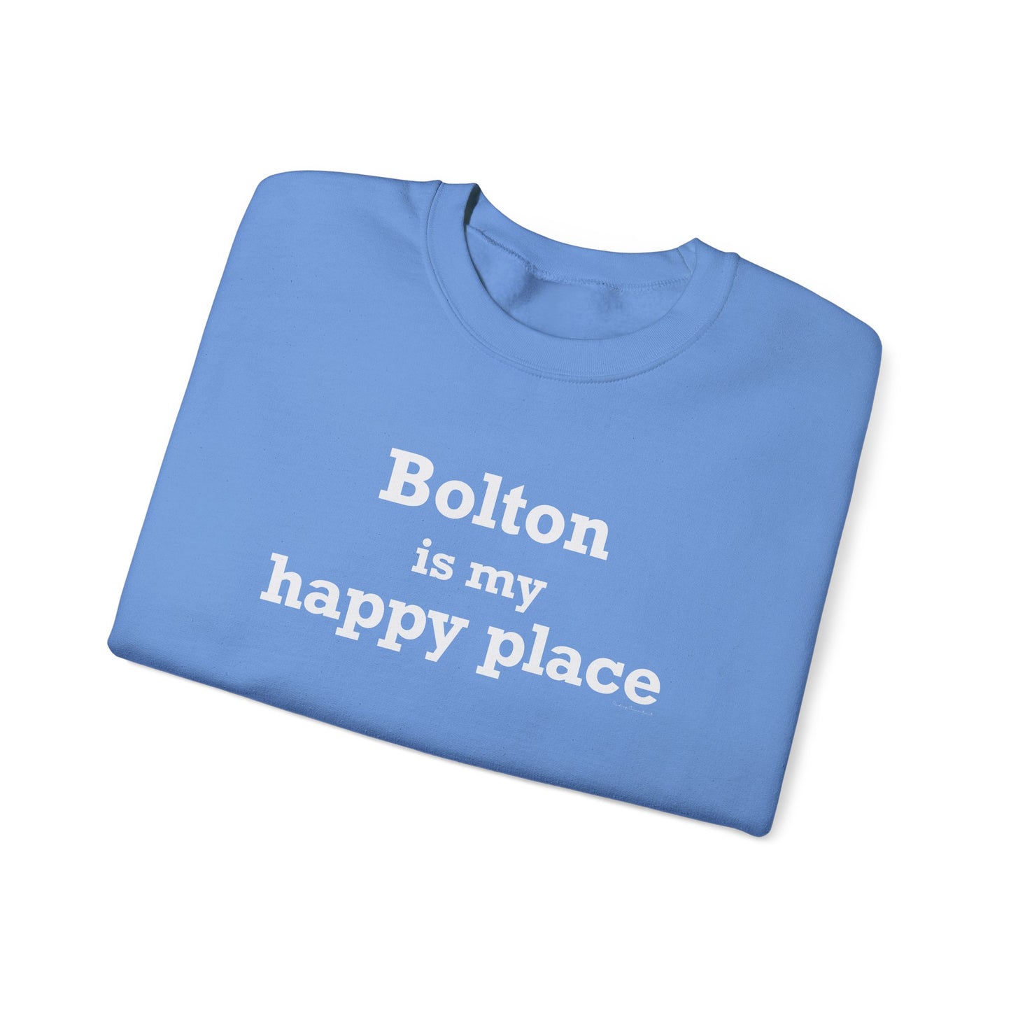 Bolton is My Happy Place Unisex Heavy Blend™ Crewneck Sweatshirt
