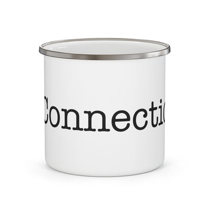 I Heart Connecticut. Enamel Camping Mug