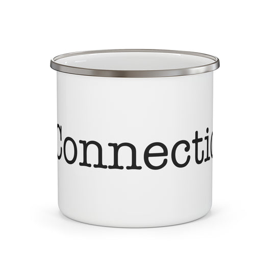 I Heart Connecticut. Enamel Camping Mug