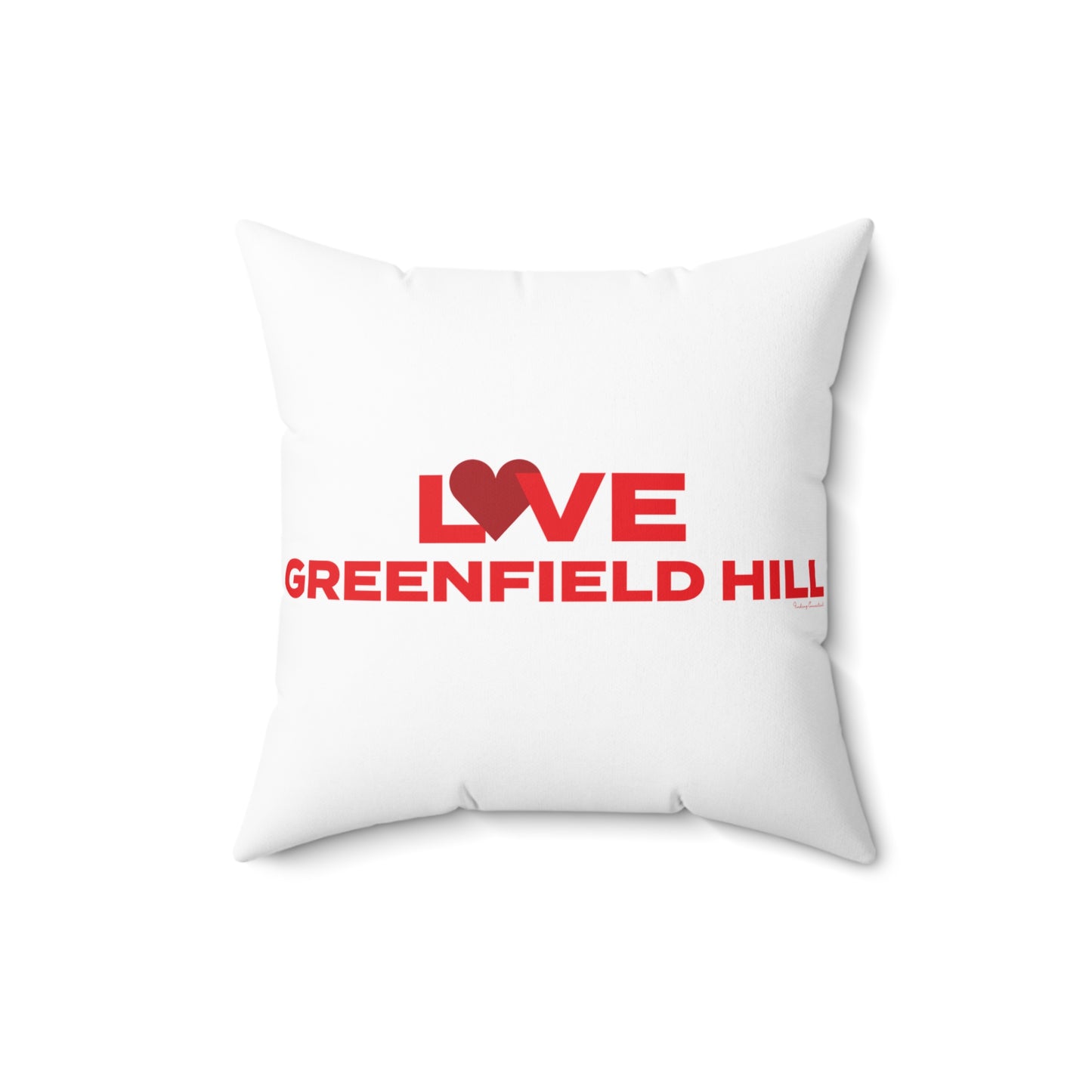 Love Greenfield Hill Spun Polyester Square Pillow