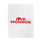 Love Monroe Velveteen Plush Blanket