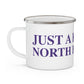 Just a kid from North Branford  Enamel Camping Mug