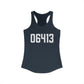 06413 Clinton CT Zip Code Women's Ideal Racerback Tank Top