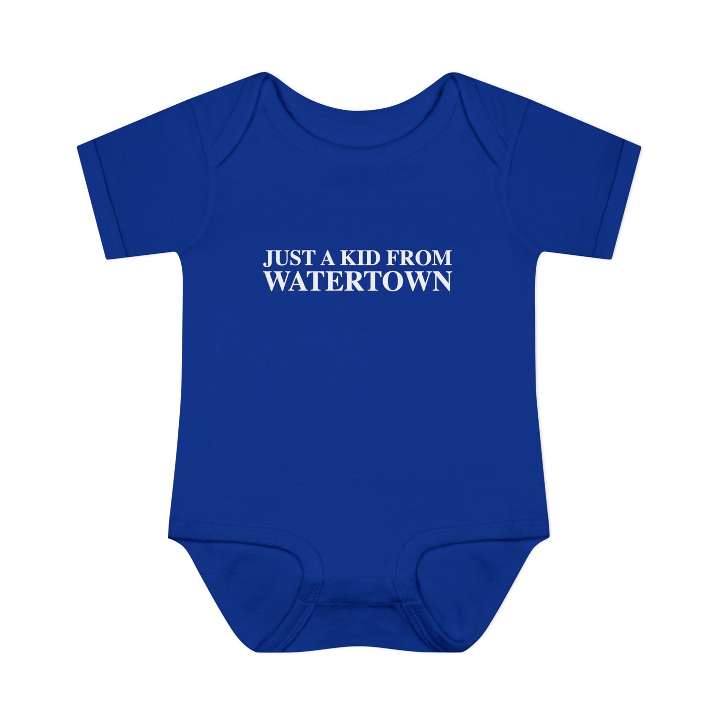 Just a kid from Watertown Infant Baby Rib Bodysuit