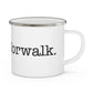 I Heart East Norwalk. Enamel Camping Mug