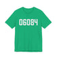 06084 Tolland CT Zip Code Unisex Jersey Short Sleeve T-Shirt