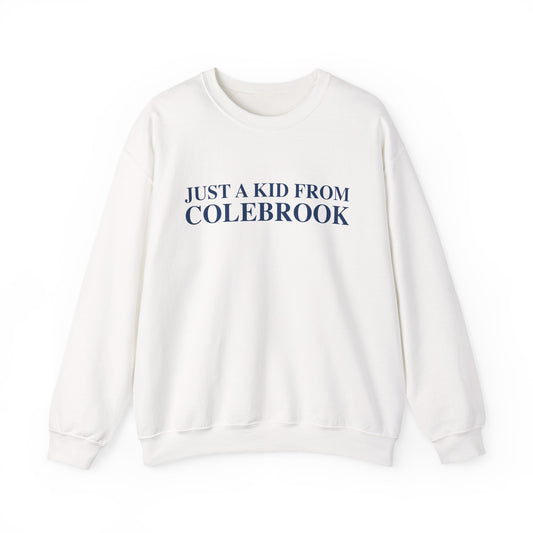 Just a kid from Colebrook Unisex Heavy Blend™ Crewneck Sweatshirt