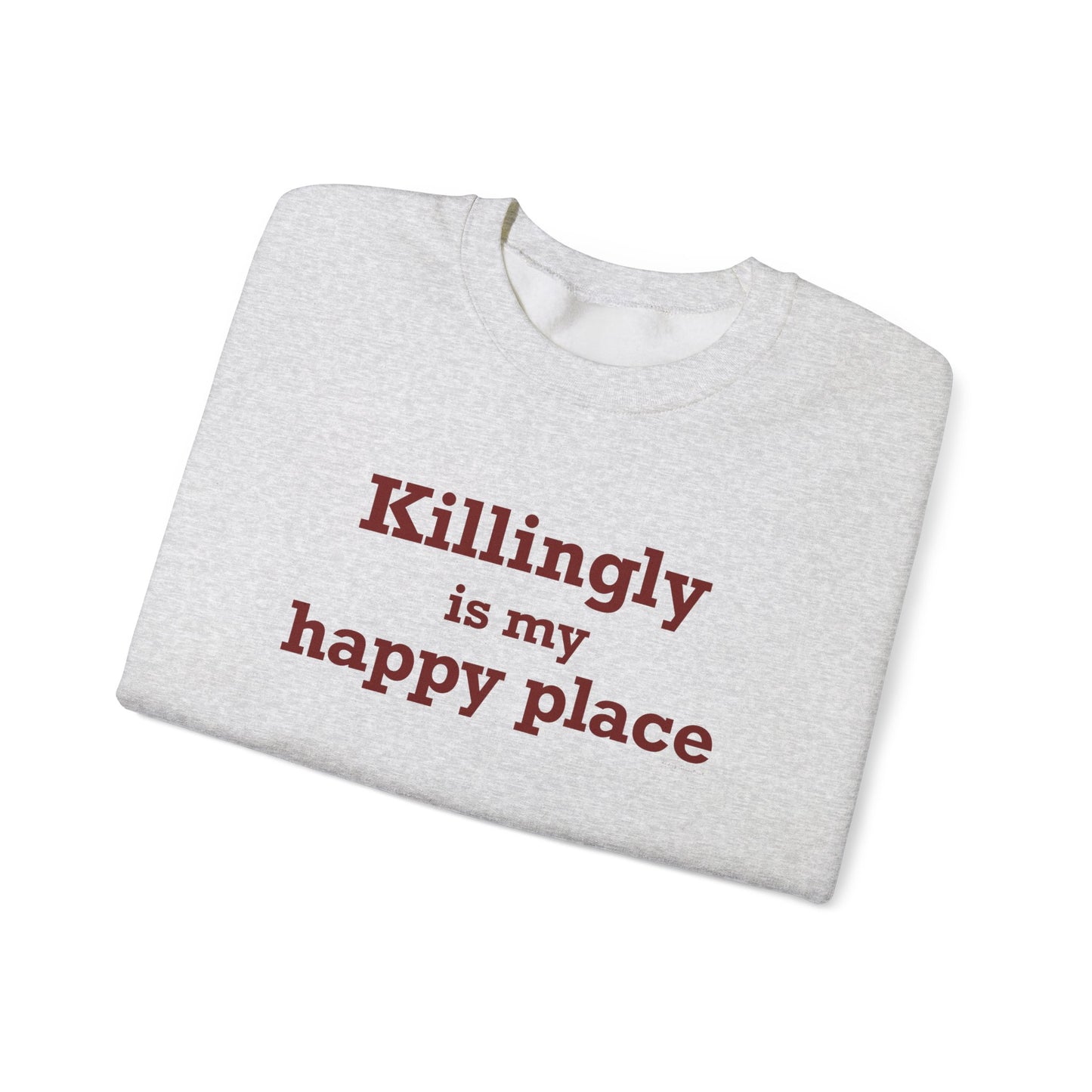 Killingly is My Happy Place Unisex Heavy Blend™ Crewneck Sweatshirt