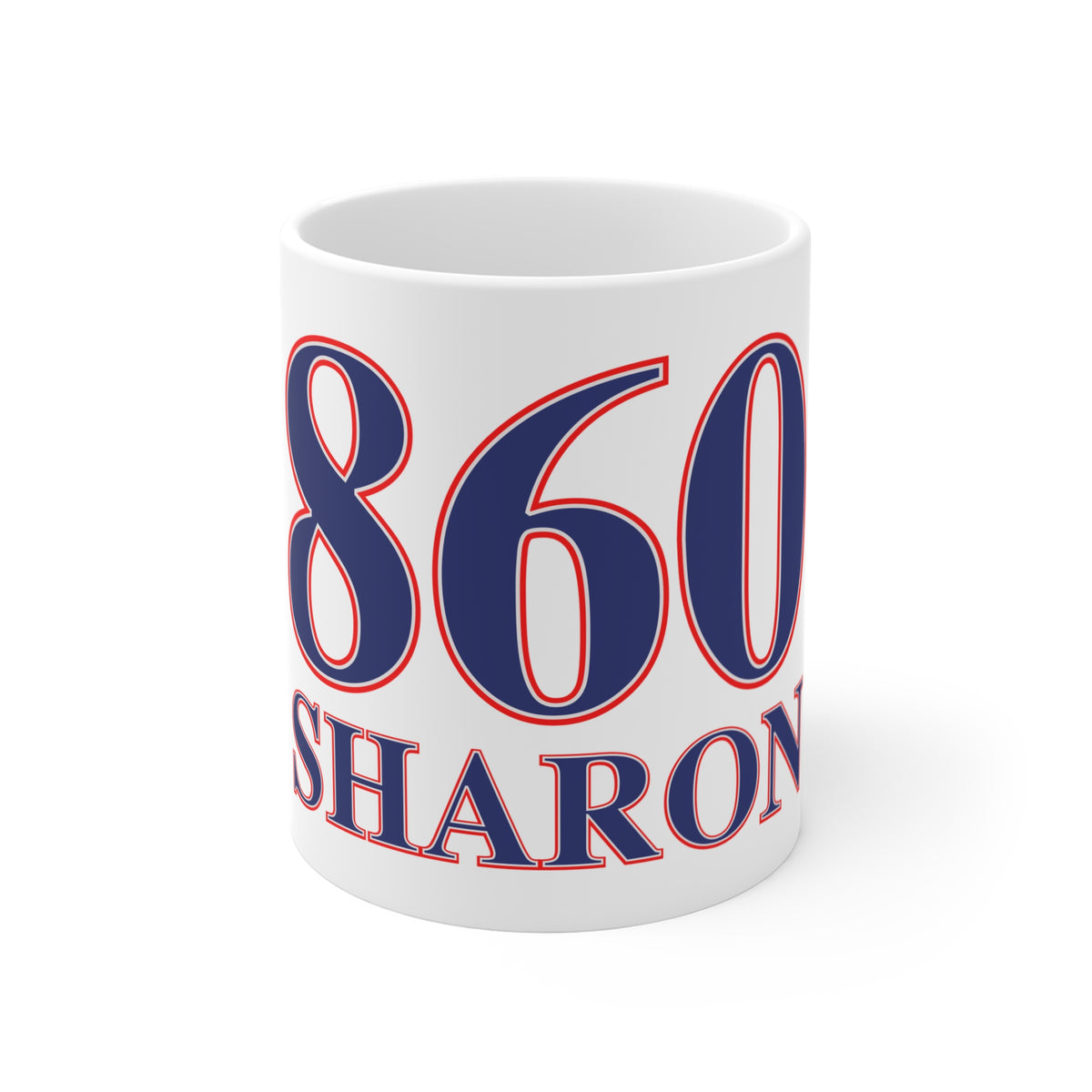 Sharon Red, White & Blue Mug 11oz