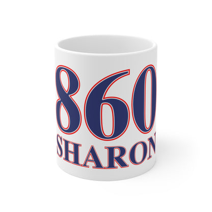 Sharon Red, White & Blue Mug 11oz