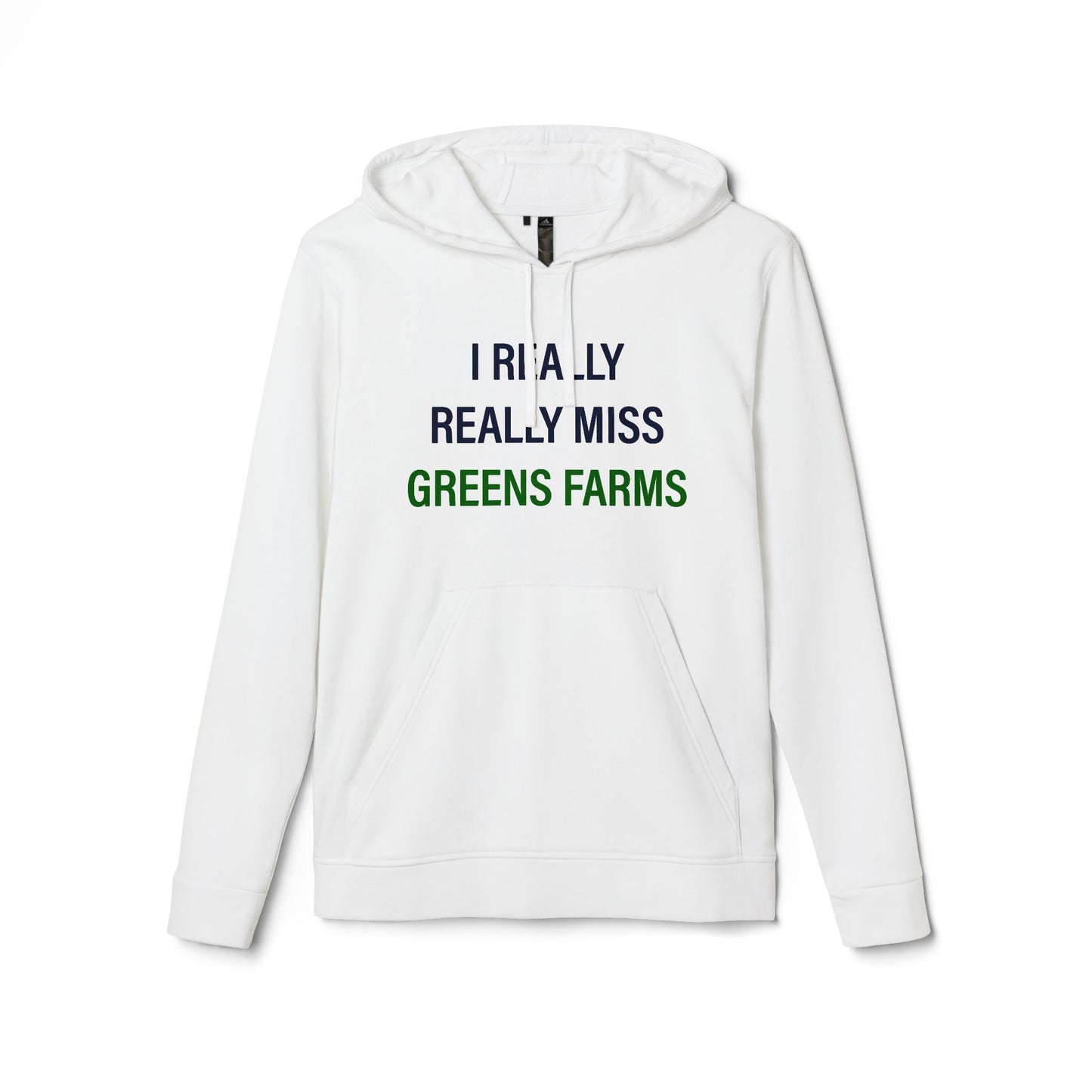 I Really Really Miss Greens Farms adidas Unisex Fleece Hoodie