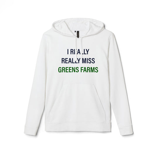 I Really Really Miss Greens Farms adidas Unisex Fleece Hoodie