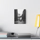 Manhattan Bridge Black and White Matte Canvas, Stretched, 1.25"