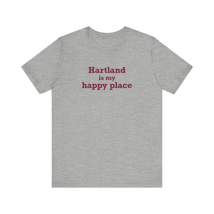 Hartland is My Happy Place Unisex Jersey Short Sleeve T-Shirt