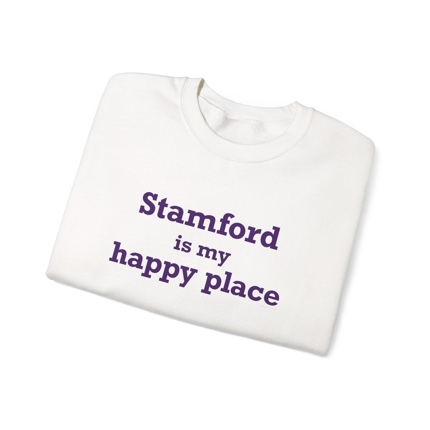 Stamford Is My Happy Place Unisex Heavy Blend™ Crewneck Sweatshirt
