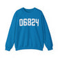 06824 Fairfield CT Zip Code Unisex Heavy Blend™ Crewneck Sweatshirt