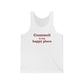 Cromwell is My Happy Place Unisex Jersey Tank Top