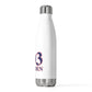 Meriden Red, White & Blue 20 oz Insulated Bottle