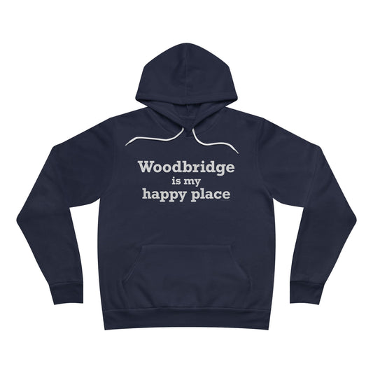 Woodbridge is My Happy Place Unisex Sponge Fleece Pullover Hoodie