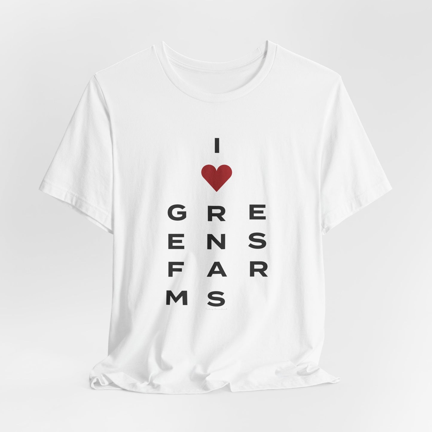 Greens Farms Vision Unisex Jersey Short Sleeve T-Shirt