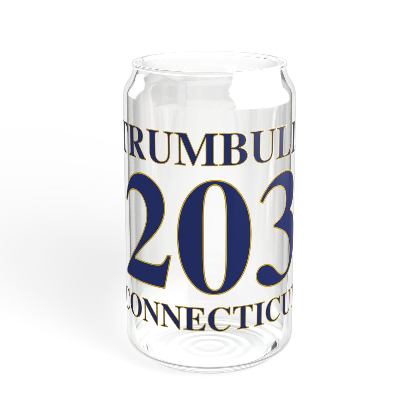 Trumbull 203 Connecticut  Sipper Glass, 16oz