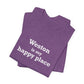 Weston Is My Happy Place Unisex Jersey Short Sleeve T-Shirt