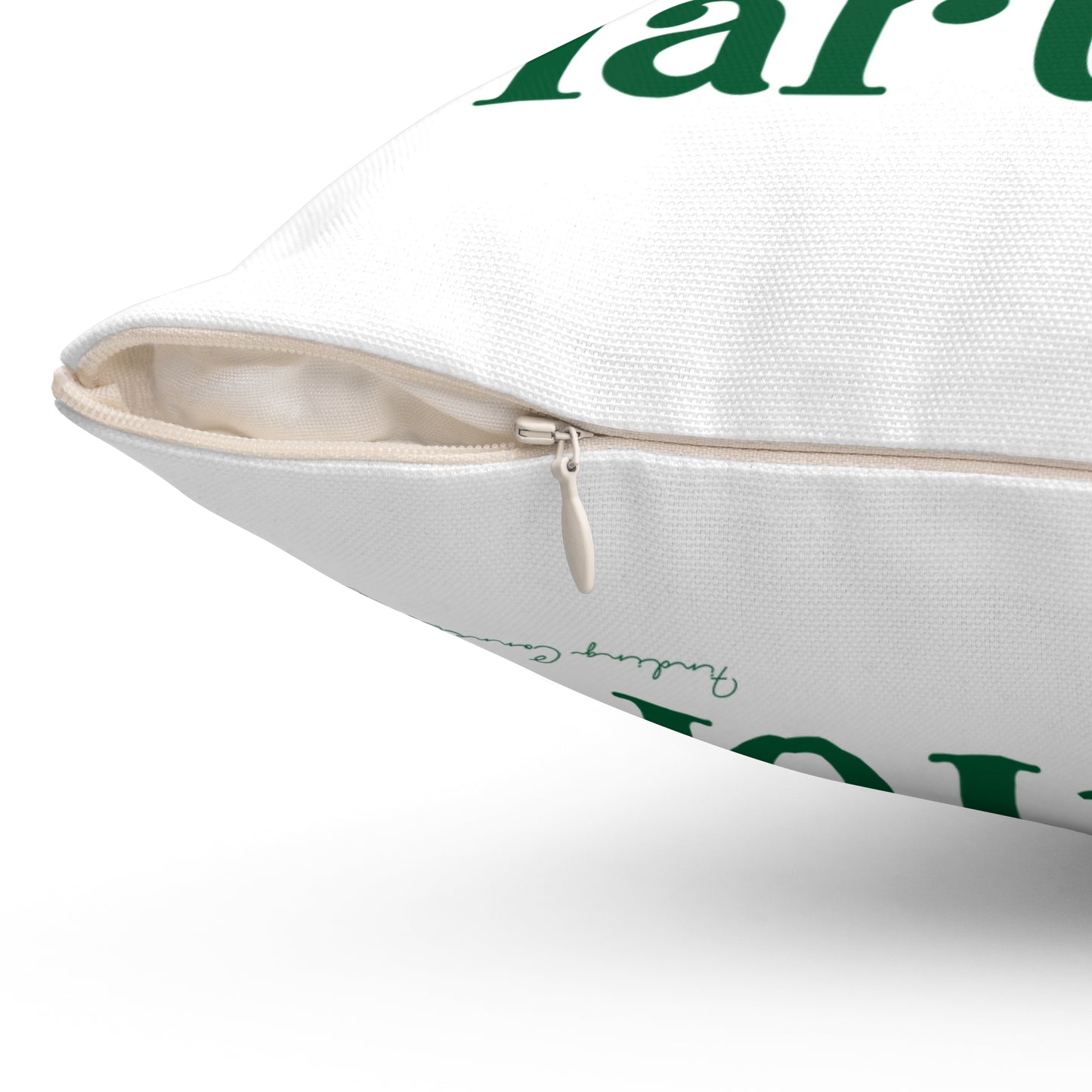 I Clover Hartford Spun Polyester Square Pillow