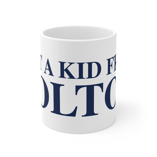 Just a kid from Bolton Mug 11oz