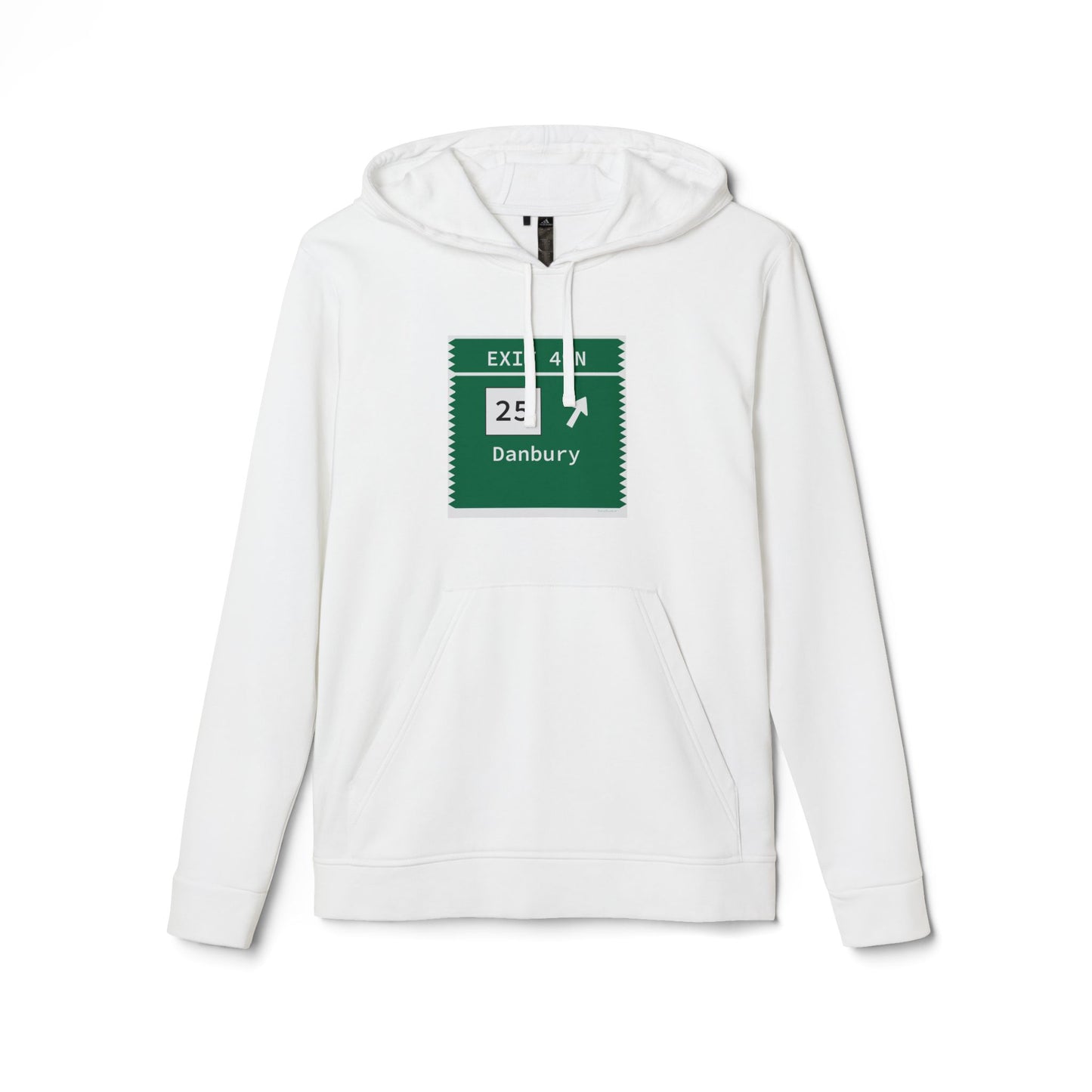 Vintage Merritt Parkway Exit 49N Sign adidas Unisex Fleece Hoodie