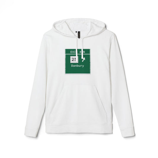 Vintage Merritt Parkway Exit 49N Sign adidas Unisex Fleece Hoodie