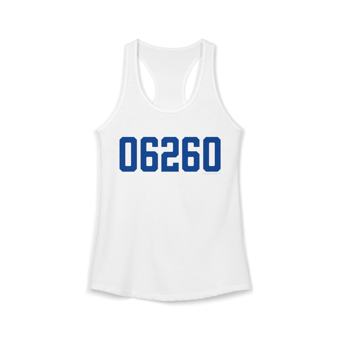 06260 Putnam Connecticut Zip Code Women's Ideal Racerback Tank Top