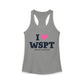 I Heart WSPT Women's Ideal Racerback Tank Top