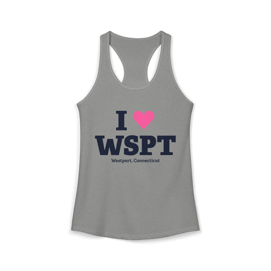 I Heart WSPT Women's Ideal Racerback Tank Top