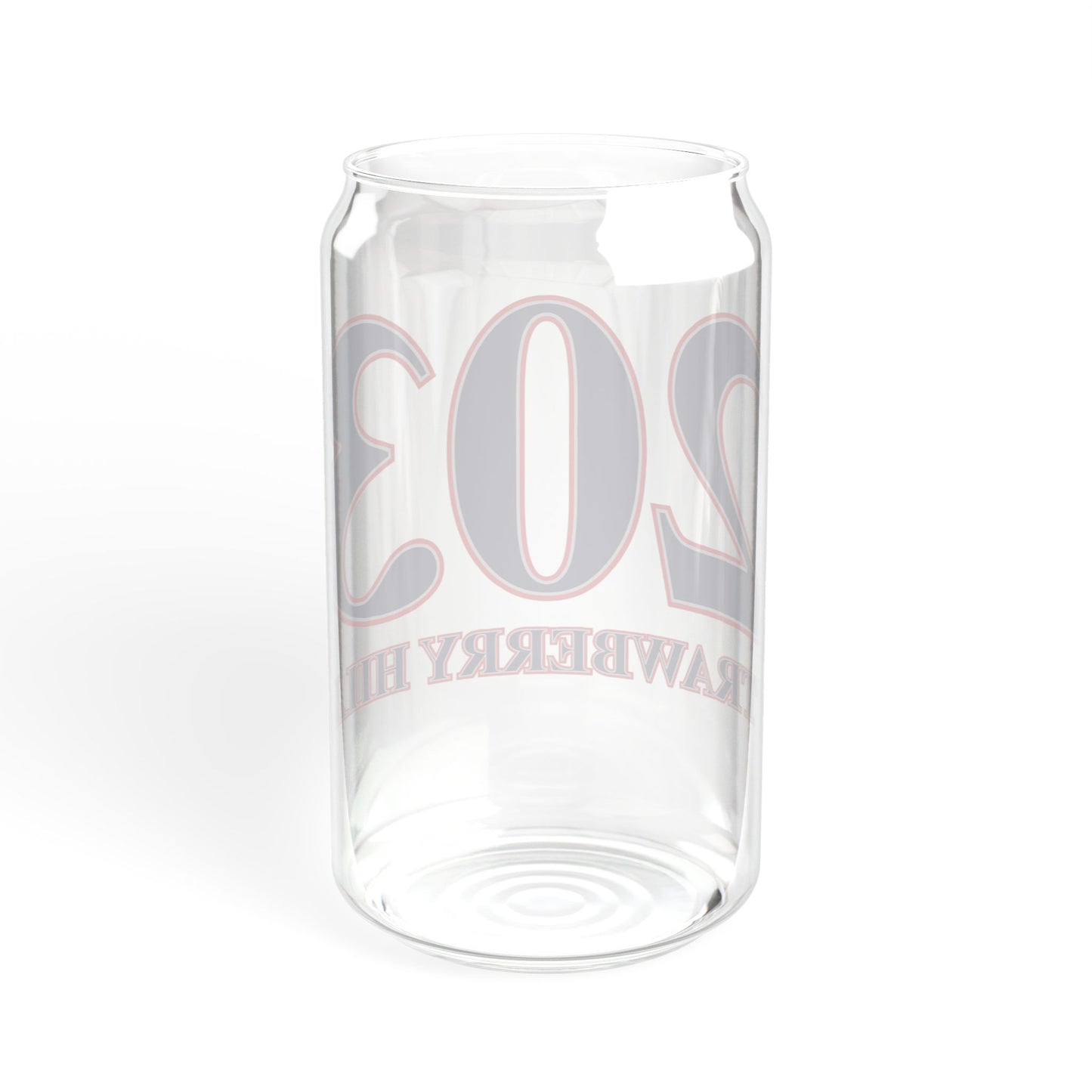 203 Strawberry Hill Red, White & Blue Sipper Glass, 16oz