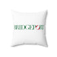 41 Tilt Bridgeport Spun Polyester Square Pillow