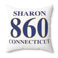 Sharon 860 Connecticut Polyester Square Pillow