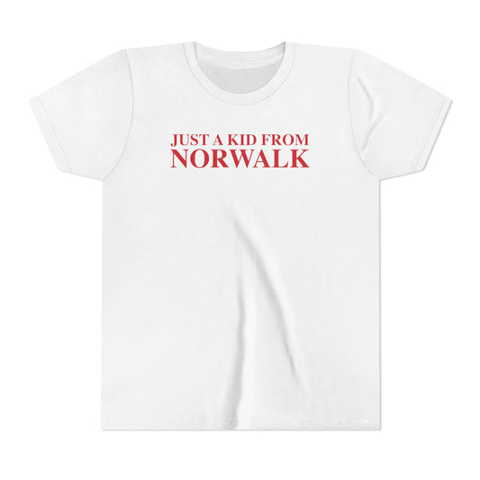 Just a kid from Norwalk Youth Short Sleeve T-Shirt