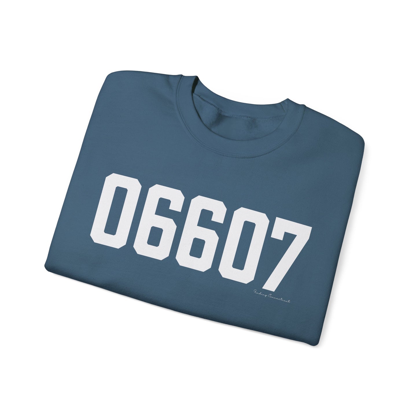 06607 Bridgeport CT Zip Code Unisex Heavy Blend™ Crewneck Sweatshirt