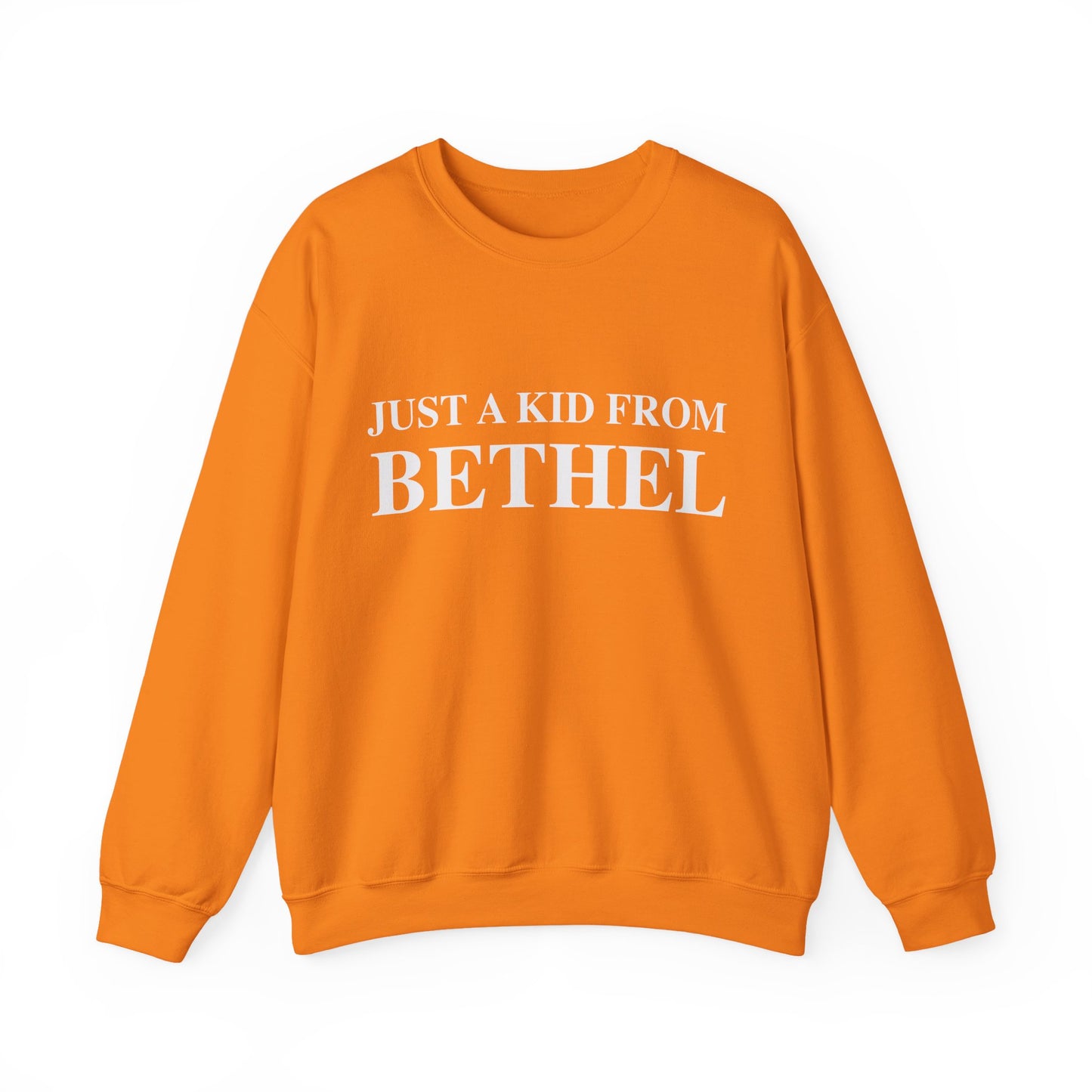 Just a kid from Bethel Unisex Heavy Blend™ Crewneck Sweatshirt
