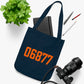 06877 Ridgefield Connecticut Zip Code Organic Canvas Tote Bag