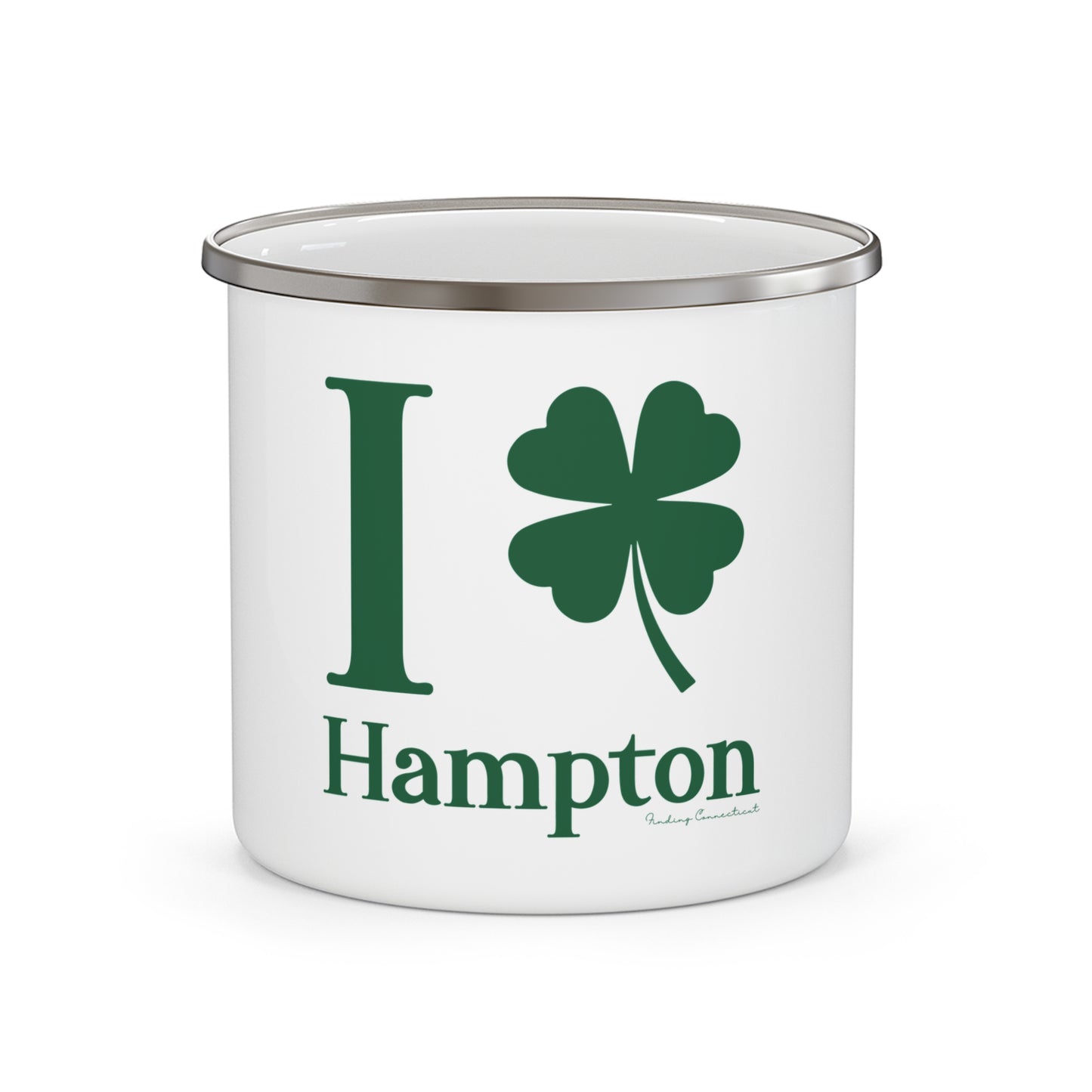 I Clover Hampton Enamel Camping Mug