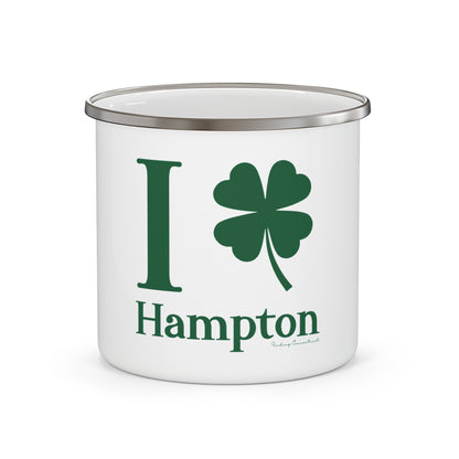 I Clover Hampton Enamel Camping Mug