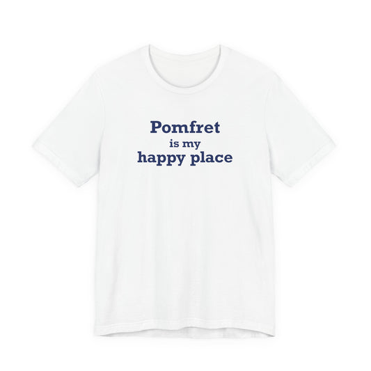 Pomfret is My Happy Place Unisex Jersey Short Sleeve T-Shirt