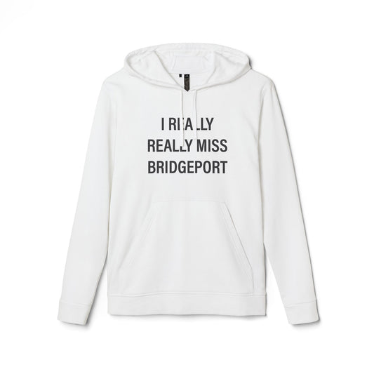 I Really Really Miss Bridgeport adidas Unisex Fleece Hoodie