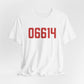 06614 - Stratford Connecticut Zip Code Unisex Jersey Short Sleeve T-Shirt