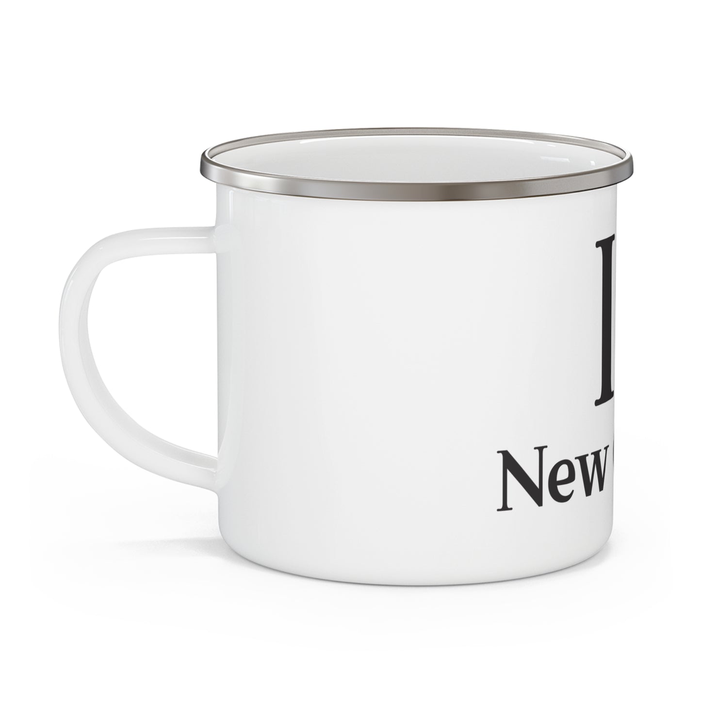 I Clover New Canaan Enamel Camping Mug